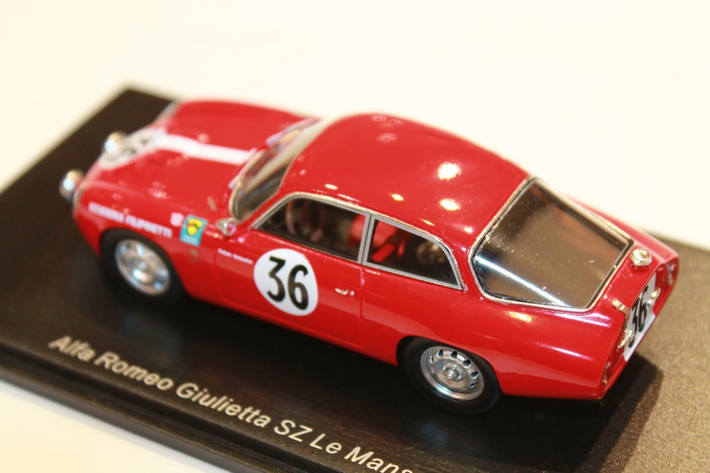 ALFA ROMEO GIULIETTA SZ N°36 LM 1963 SPARK 1/43°