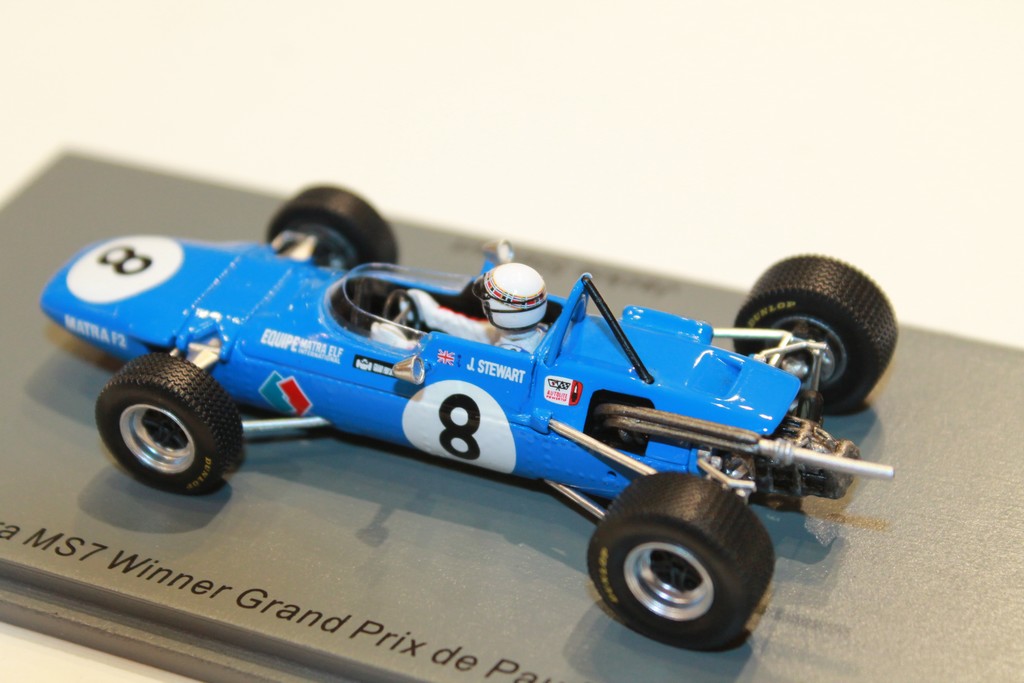 MATRA MS7 N°8 WIN GP PAU F2 1968 SPARK 1/43°