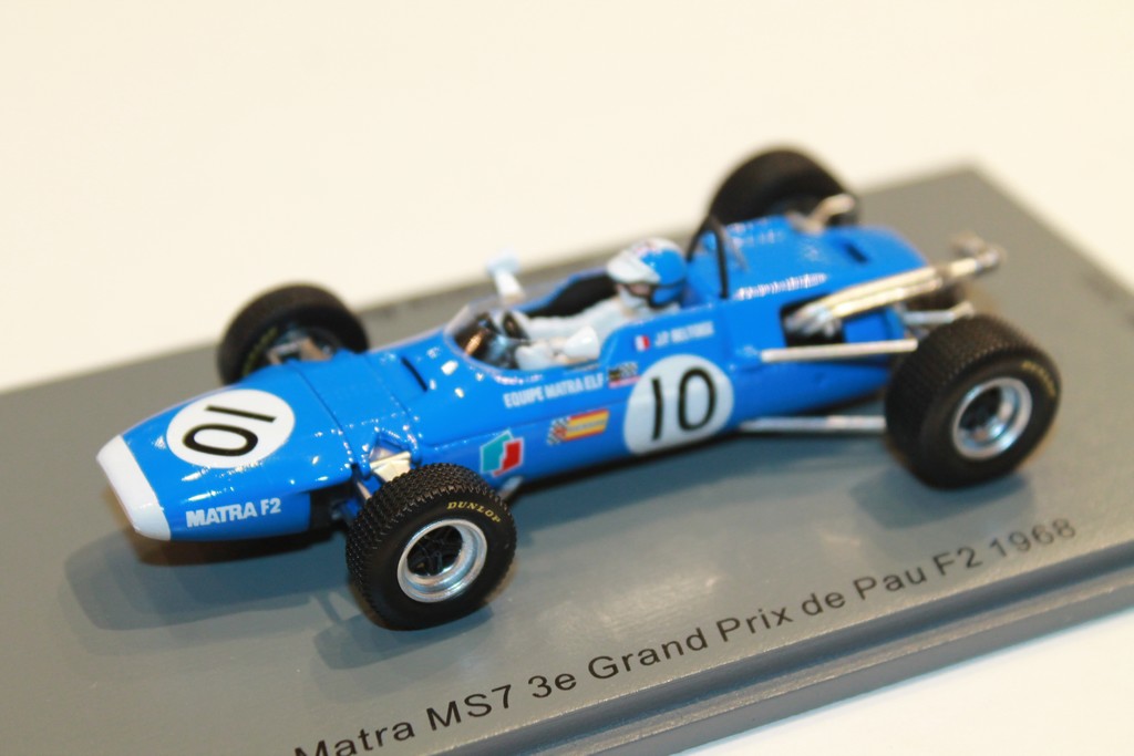 MATRA MS7 N° 10 GP PAU F2 1968 SPARK 1/43°