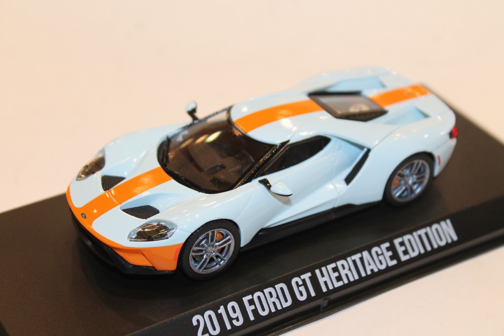 FORD GT HERITAGE EDITION 2019 GULF GREENLIGHT 1/43°