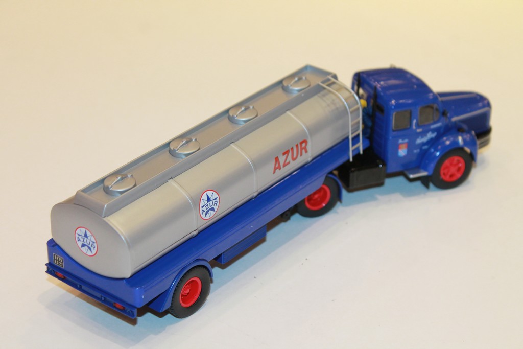 BERLIET TLM CITERNE SEMI-REMORQUE "AZUR" ODEON 1/43°