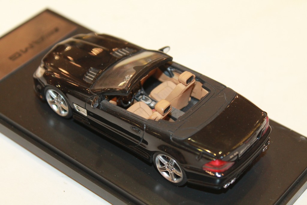 MERCEDES BENZ SL65 AMG CABRIOLET NOIR SCHUCO 1/43°