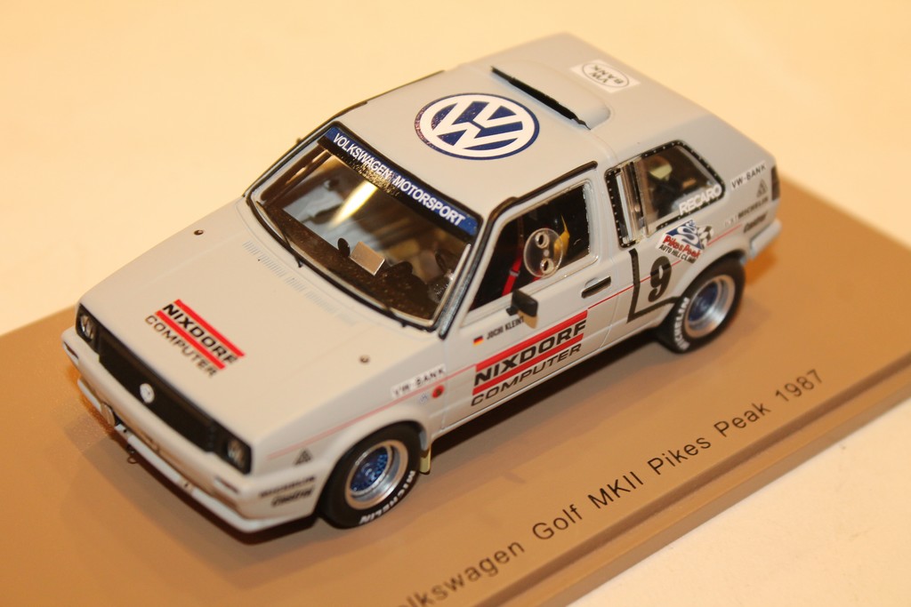 VOLKSWAGEN GOLF MKII N°9 PIKES PEAK 1987 SPARK 1/43°