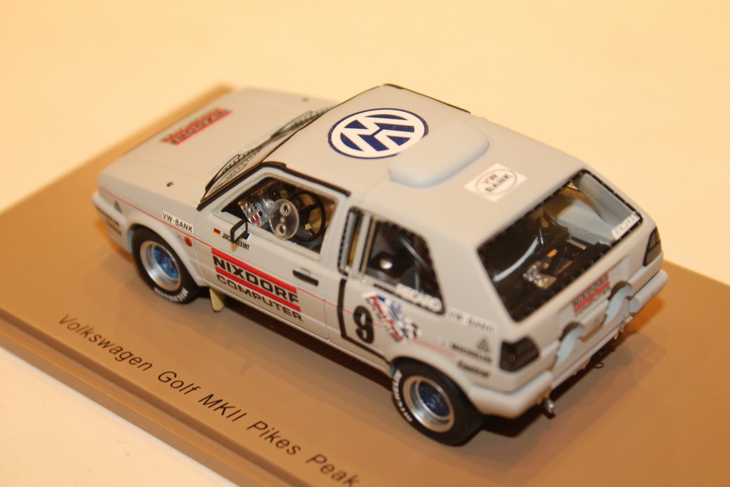 VOLKSWAGEN GOLF MKII N°9 PIKES PEAK 1987 SPARK 1/43°