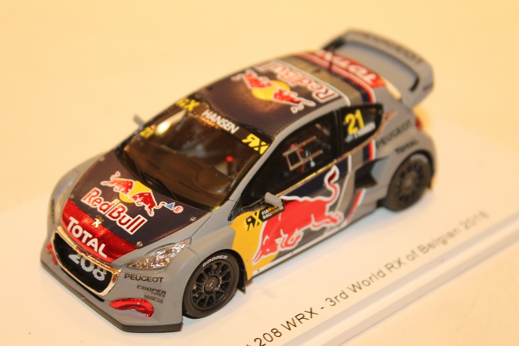 PEUGEOT 208 WRX N°21 3RD WORLD RX OF BELGIAN 2018 SPARK 1/43°