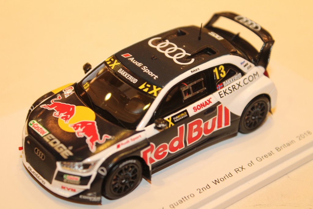 AUDI S1 EKS RX QUATTRO N°13 2ND WORLD RX OF GREAT BRITAIN 2018 SPARK 1/43°