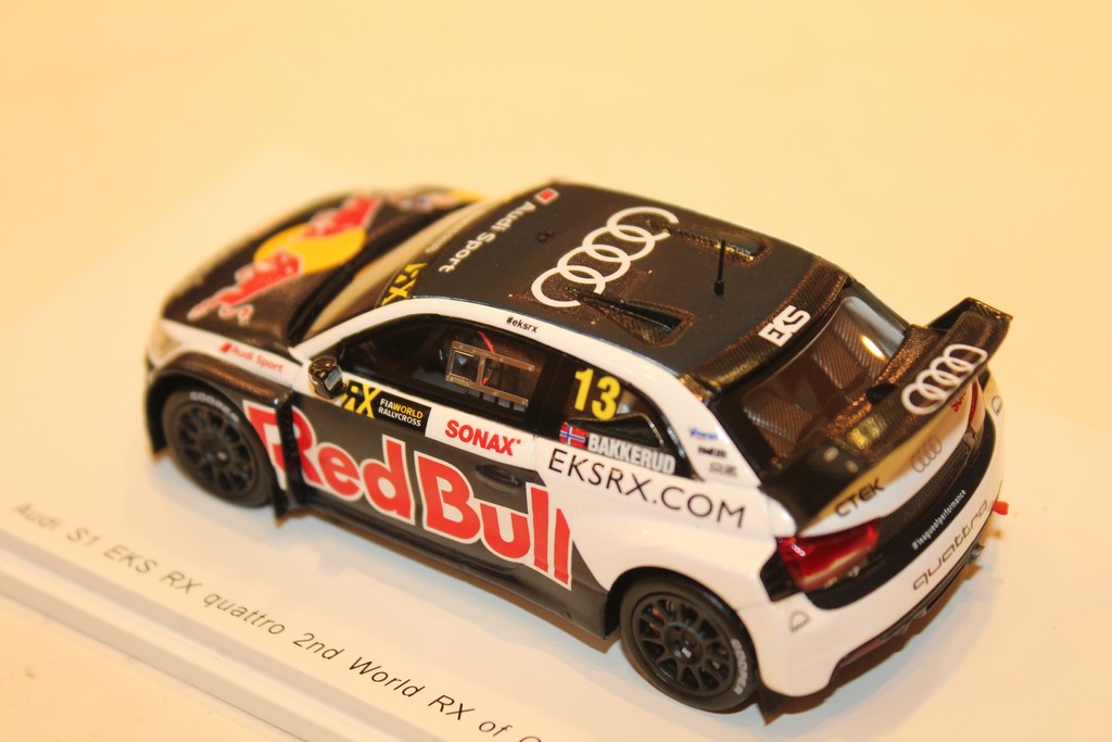 AUDI S1 EKS RX QUATTRO N°13 2ND WORLD RX OF GREAT BRITAIN 2018 SPARK 1/43°