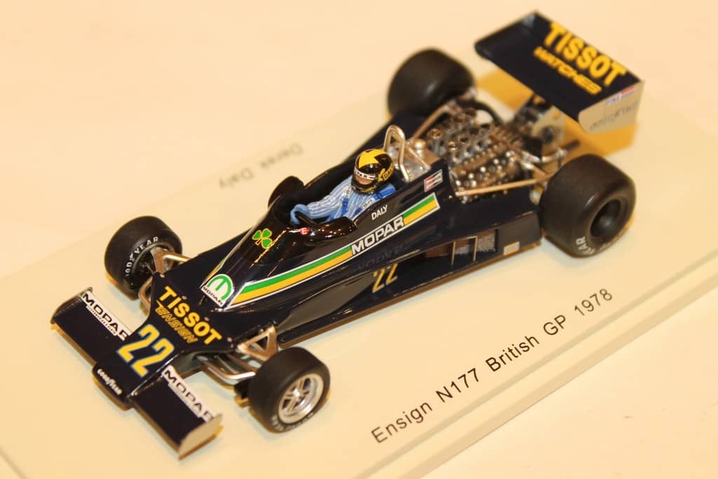 ENSIGN N177 N°22 BRITISH GP 1978 SPARK 1/43°