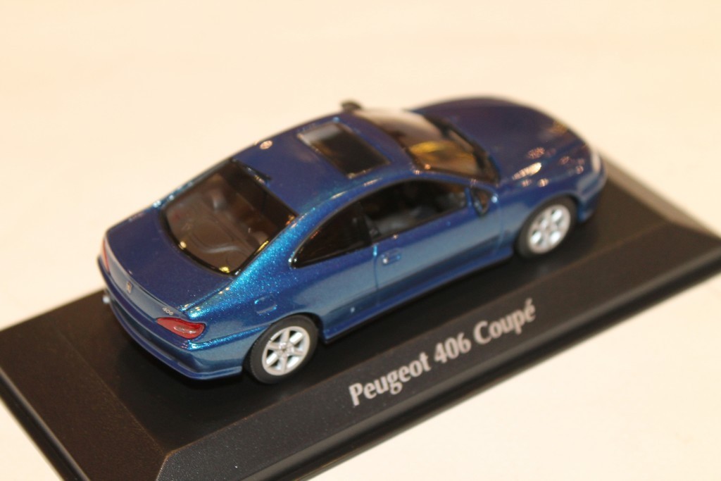 PEUGEOT 406 COUPE BLEU 1997 MINICHAMPS 1/43°