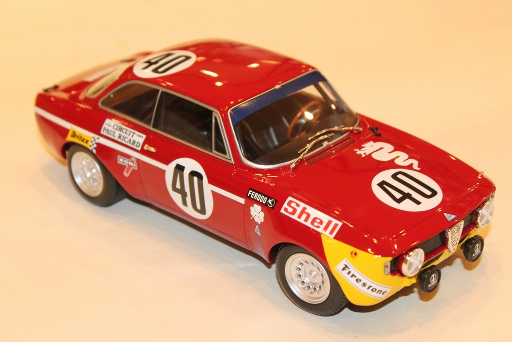 ALFA ROMEO GTA 1300 JUNIOR N°40 WINNERS DIV.1 12H PAUL RICARD MINICHAMPS 1/18°