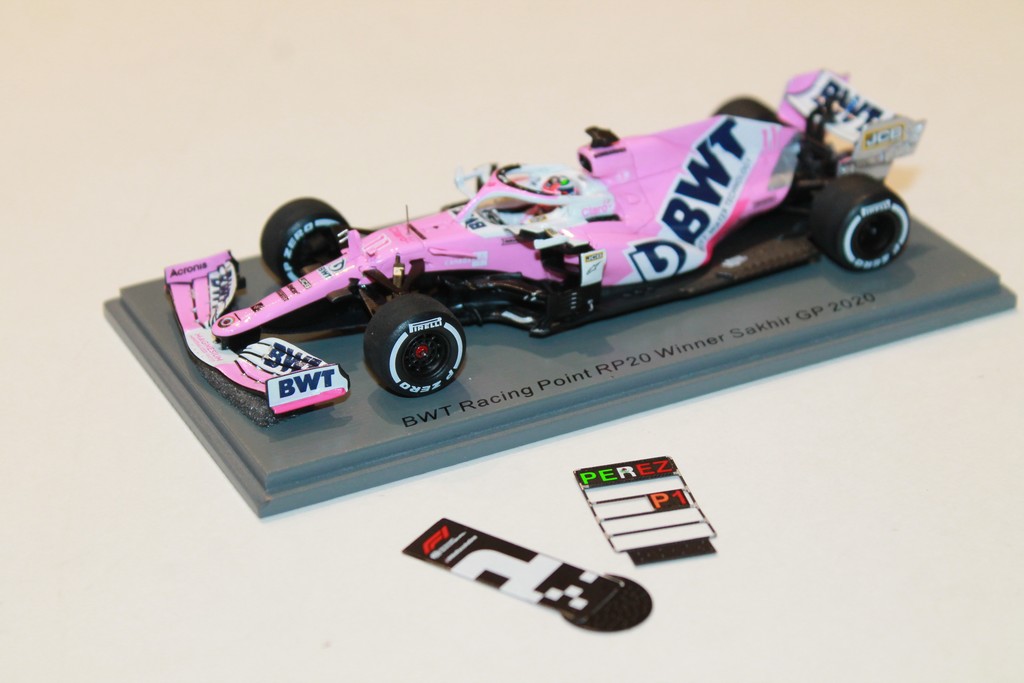 BWT RACING POINT RP20 VAINQUEUR GP SAKHIR 2020 SPARK 1/43°