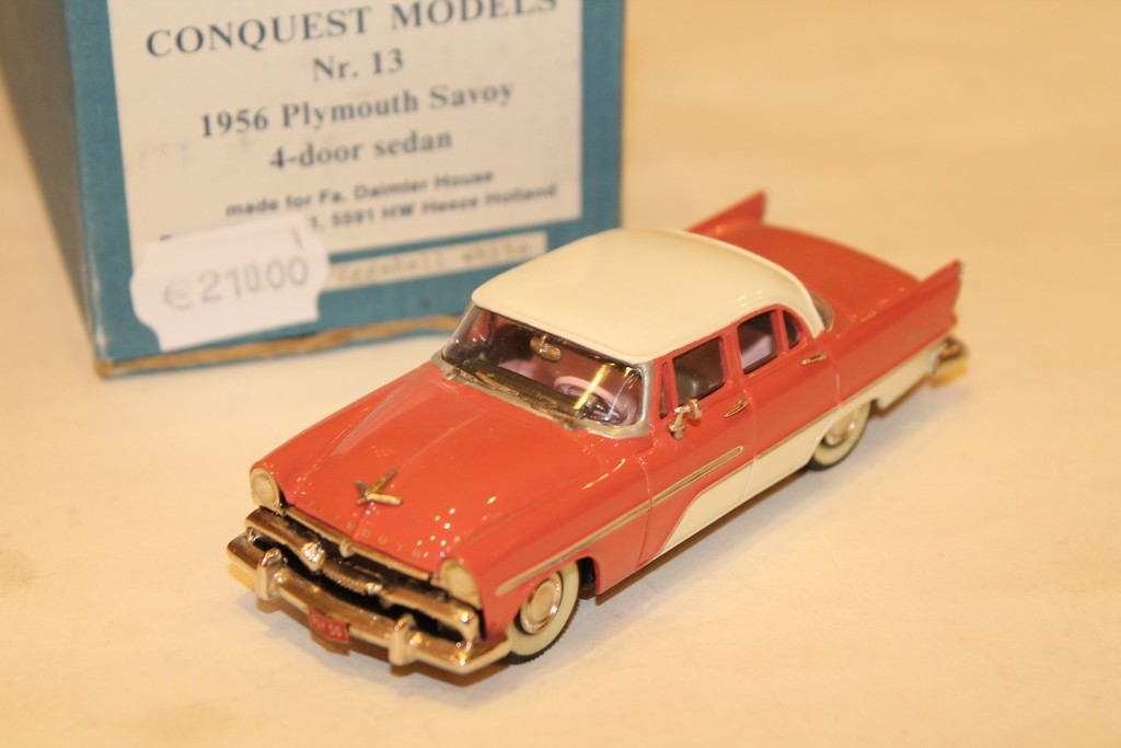 PLYMOUTH SAVOY 4 DOOR SEDAN 1956 CONQUEST MODELS 1/43°