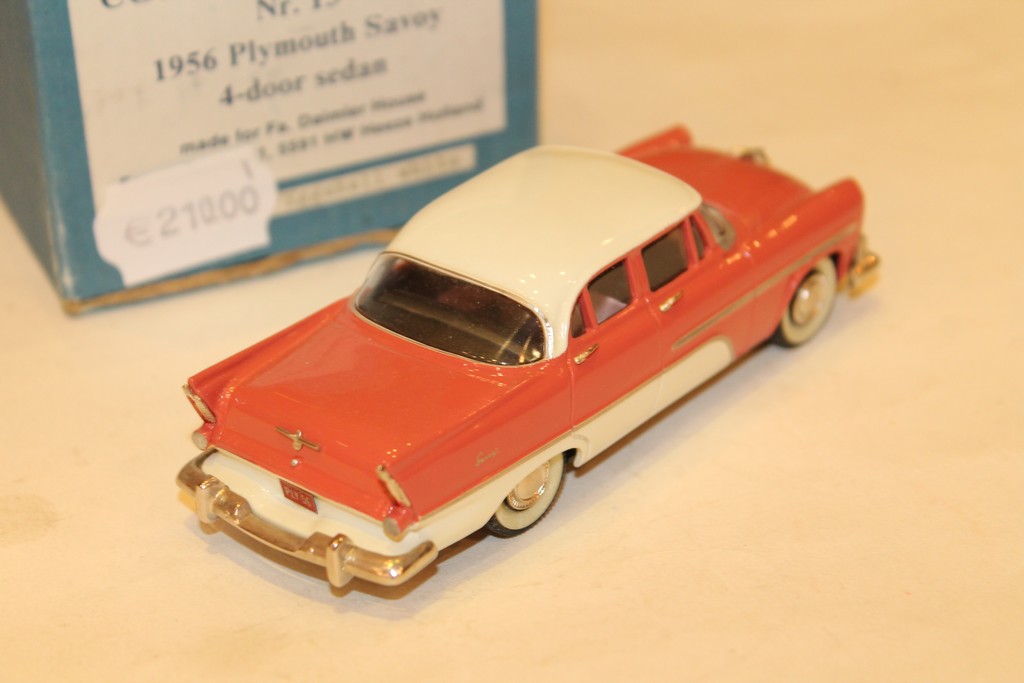 PLYMOUTH SAVOY 4 DOOR SEDAN 1956 CONQUEST MODELS 1/43°
