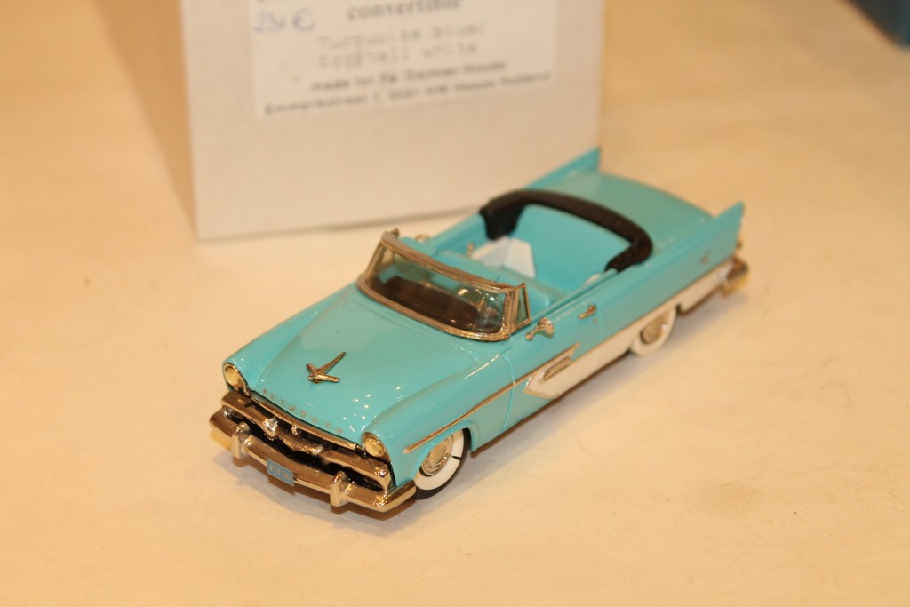 PLYMOUTH BELVEDERE CONVERTIBLE 1956 MADISON MODELS 1/43°