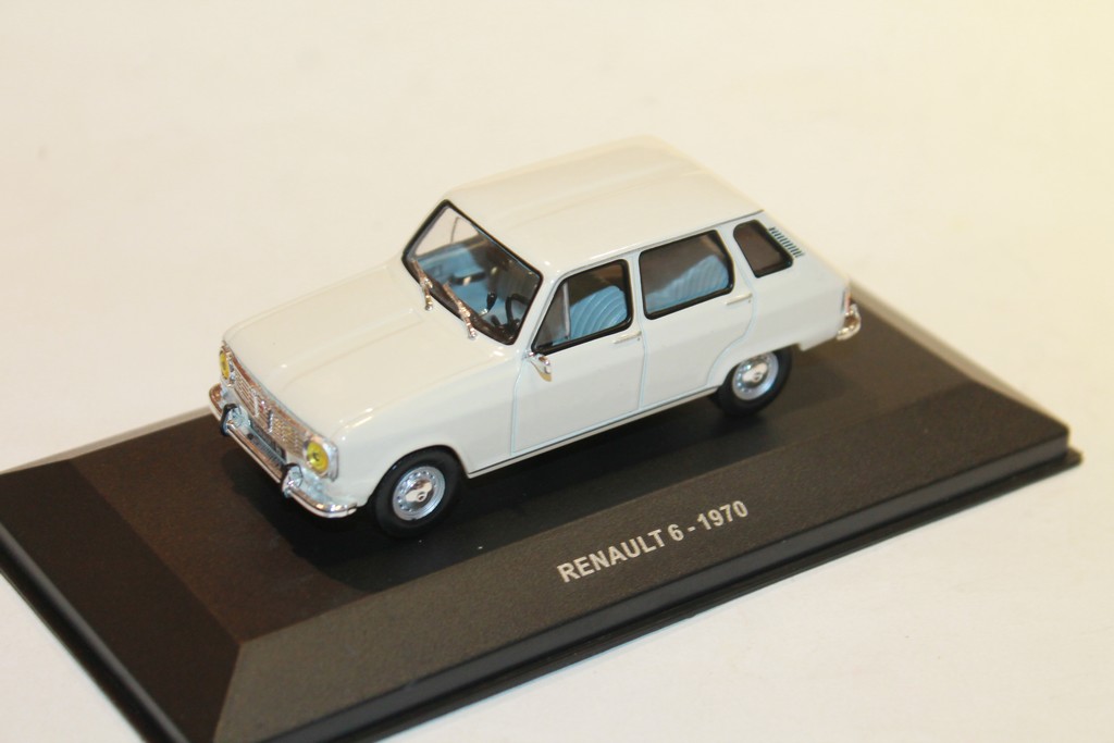 RENAULT 6 BLANCHE 1970 SOLIDO 1/43°