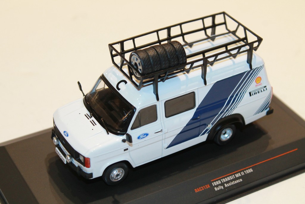 FORD TRANSIT MK II 1986 RALLY ASSISTANCE IXO 1/43°