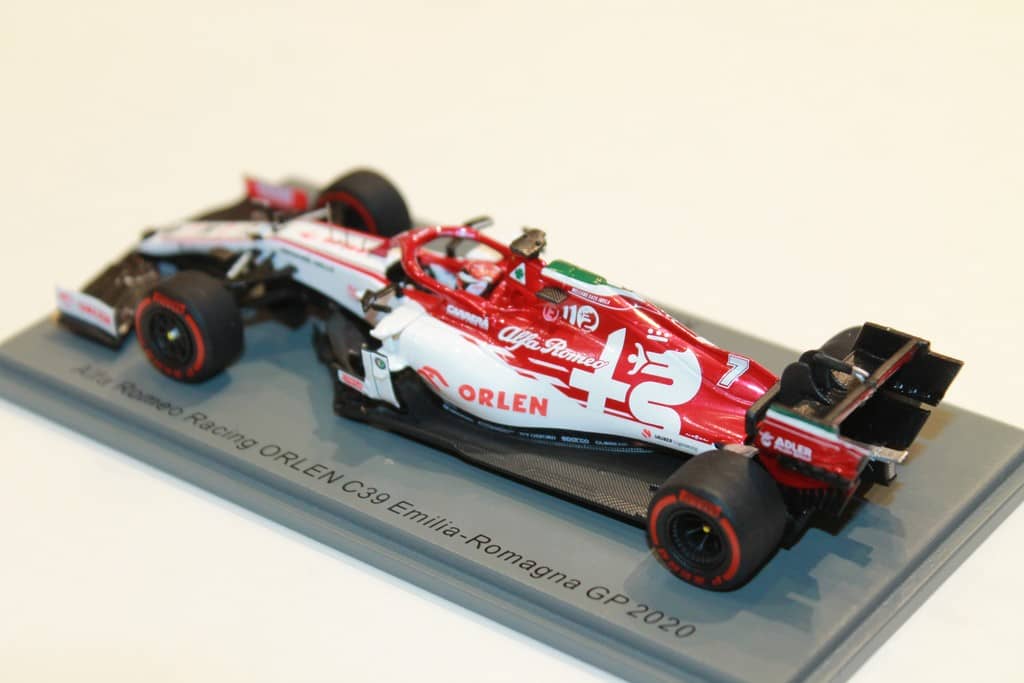 スパーク 1/43 AlfaRomeo C39 エミリア・ロマーニャ ライコネン Alfa Romeo F1 C39 #7 Kimi Raikkonen Fiorano Shakedown Valentine's