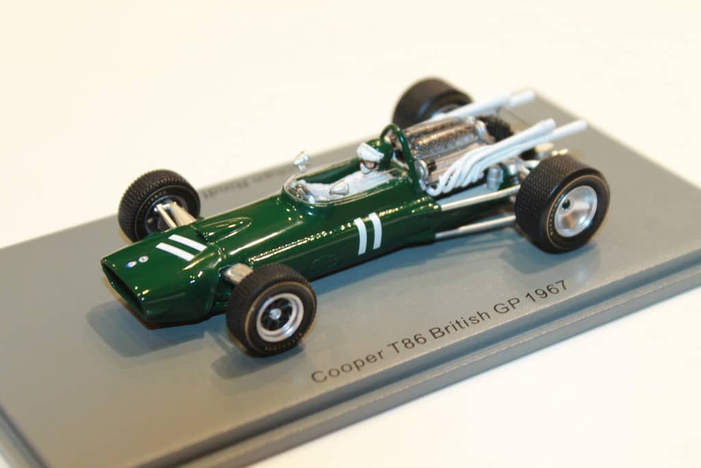 COOPER T86 N°11 BRITISH GP 1967 SPARK 1/43°