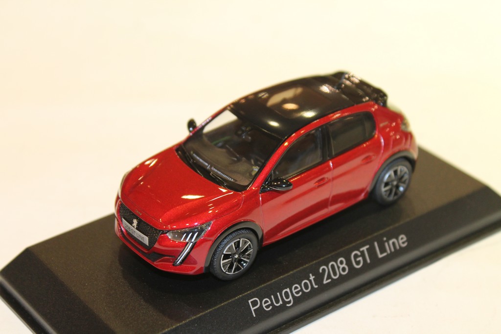 PEUGEOT 208 GT LINE 2019 ROUGE NOREV 1/43°