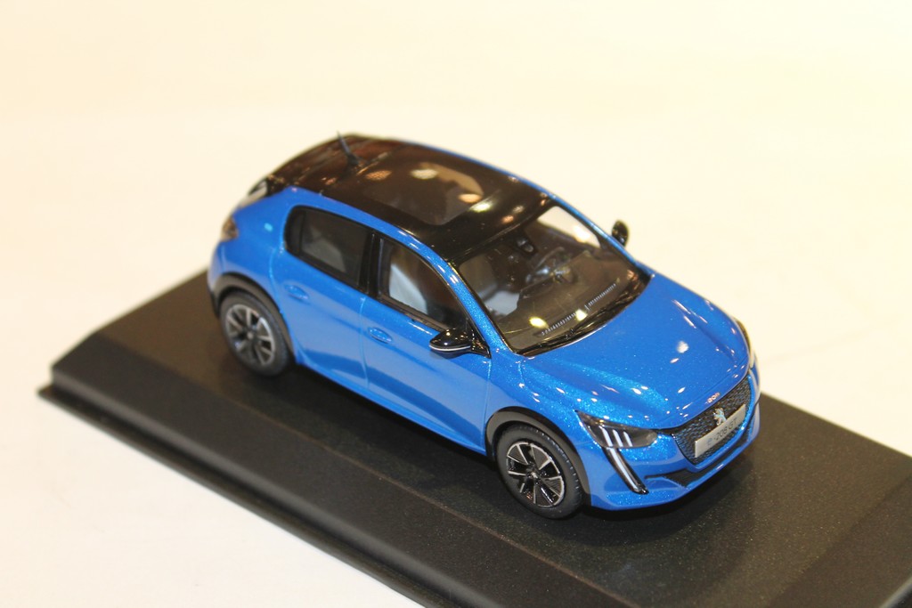 PEUGEOT e 208 GT 2019 BLEU NOREV 1/43°