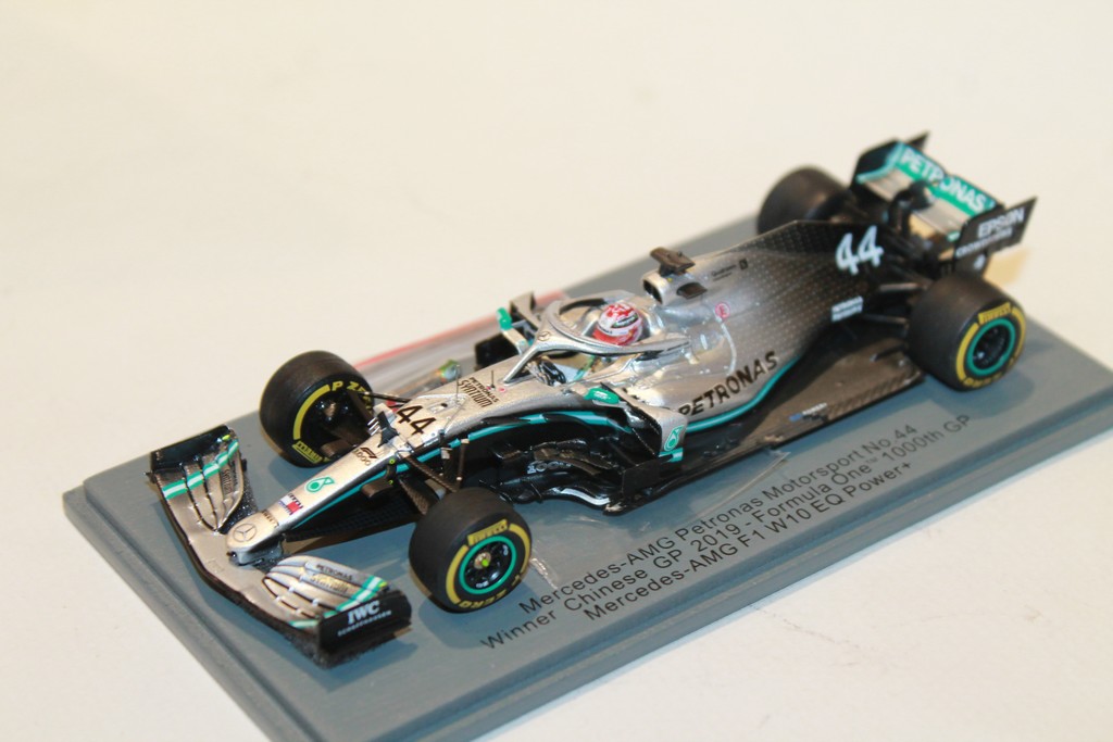 MERCEDES AMG PETRONAS W10 WIN CHINA GP HAMILTON SPARK 1/43°