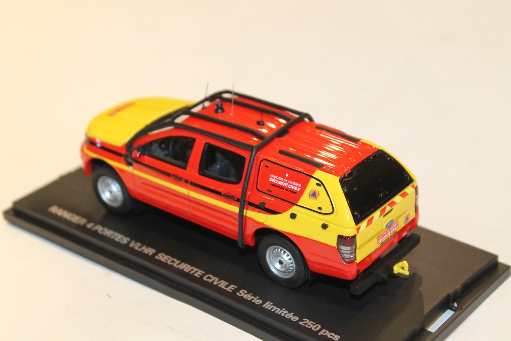 FORD RANGER VLHR SECURITE CIVILE ALARME 1/43°