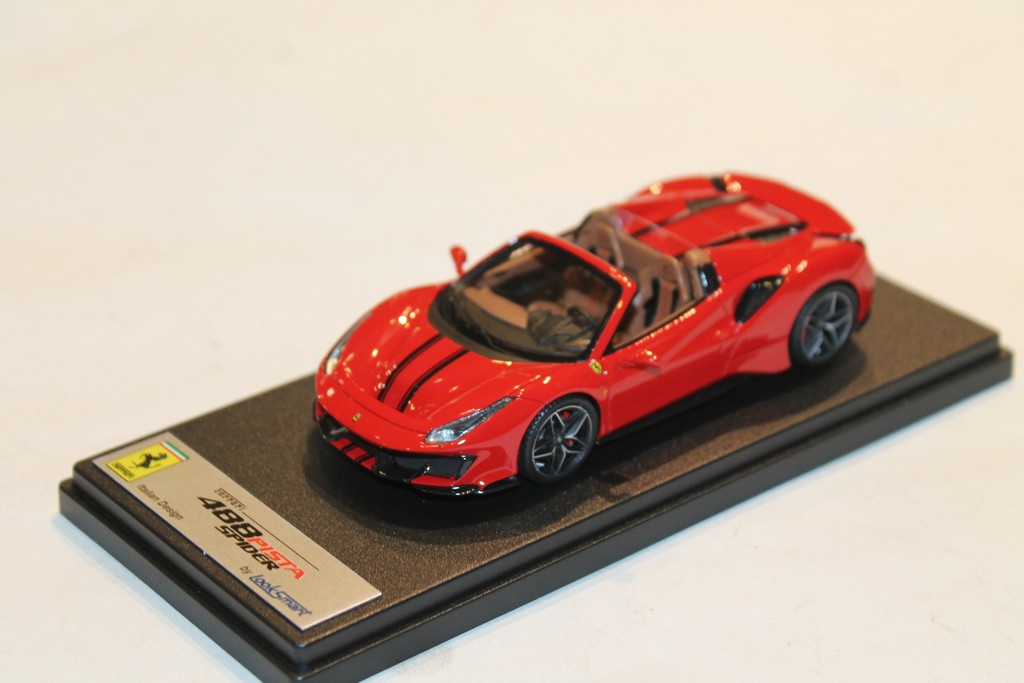 FERRARI 488 PISTA SPIDER RED LOOKSMART 1/43°