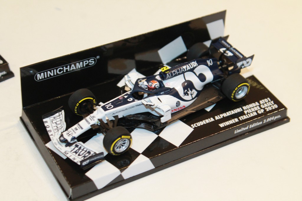 ALPHATAURI HONDA AT01 GASLY WINNER ITALIAN GP 2020 MINICHAMPS 1/43°