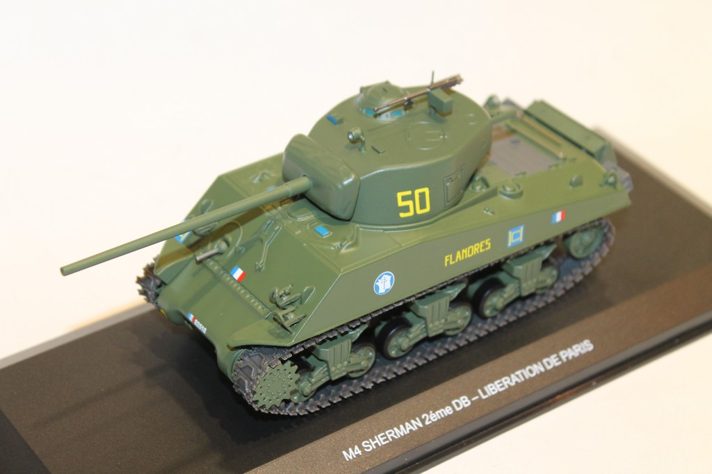 M4 SHERMAN 2ème DB - LIBERATION DE PARIS 1944 ODEON 1/43°