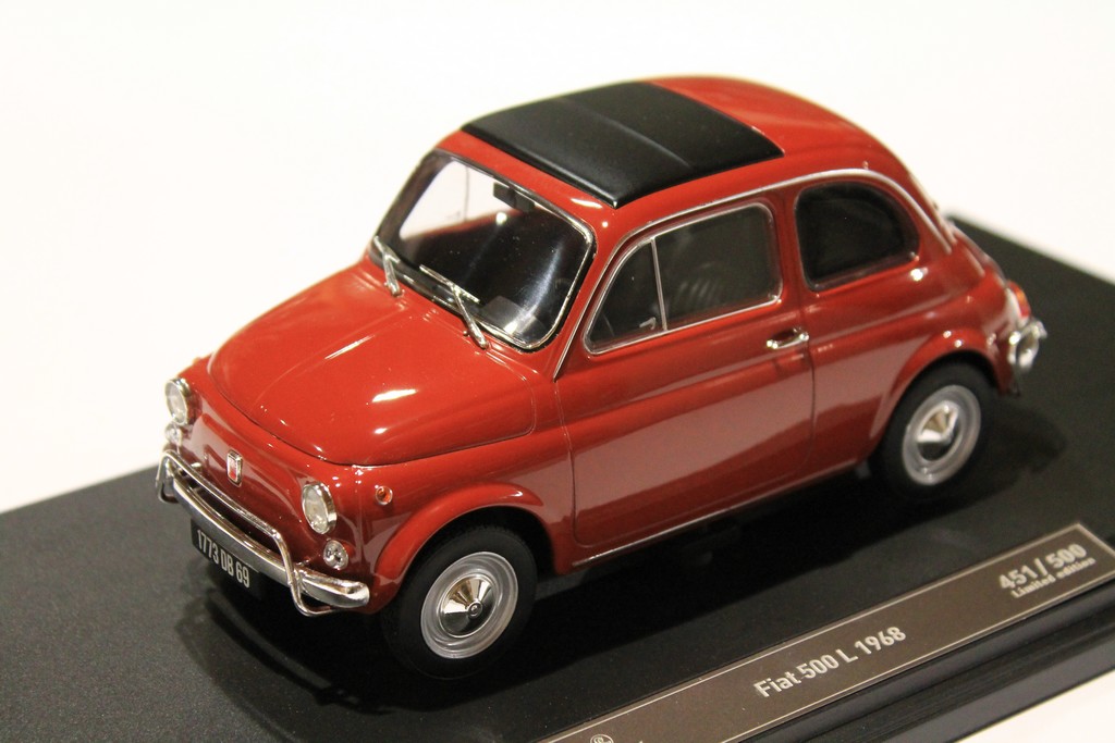 FIAT 500L ROUGE 1968 NOREV 1/18°