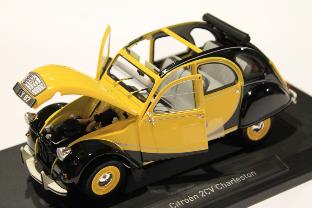 CITROEN 2CV CHARLESTON JAUNE 1982 NOREV 1/18°