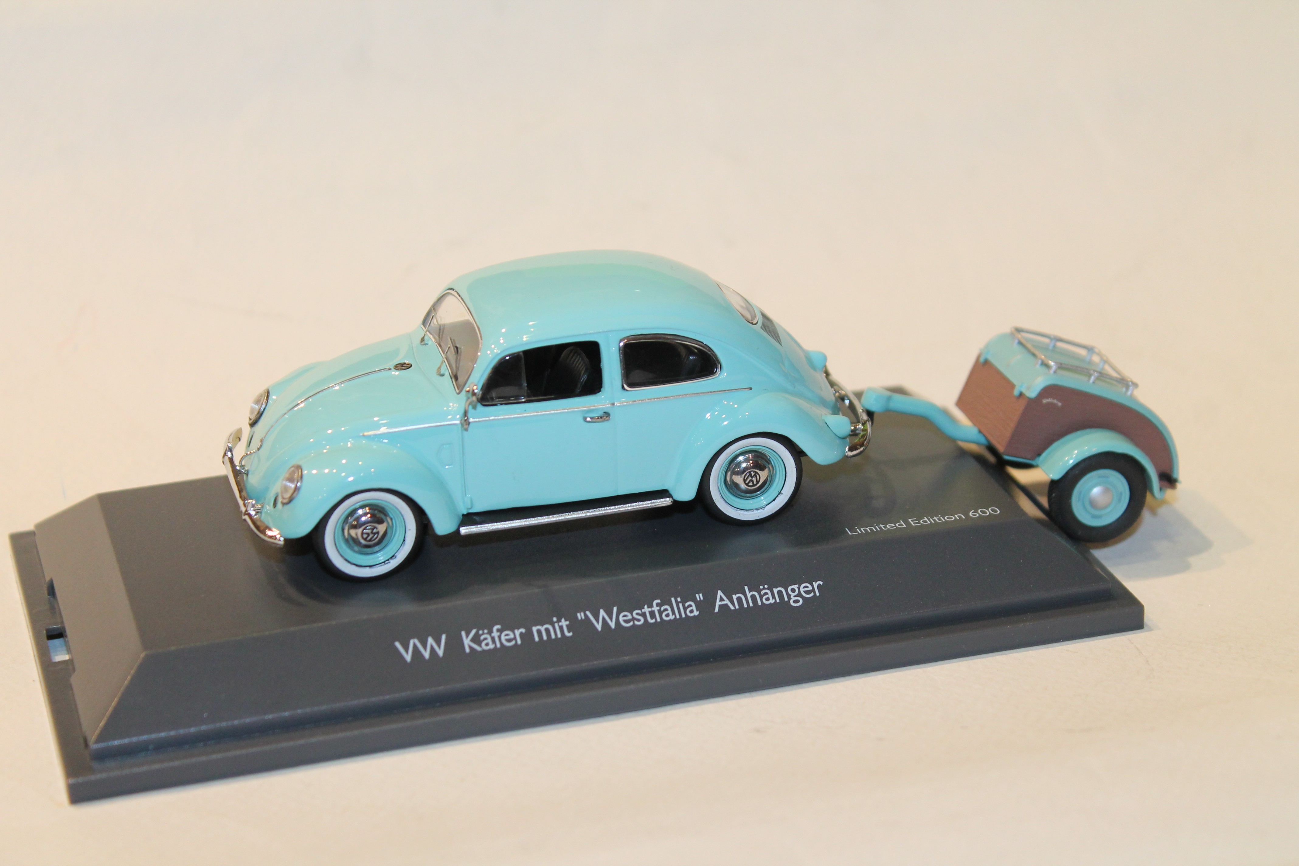 VW COX + REMORQUE WESTFALIA 1962 SCHUCO 1/43
