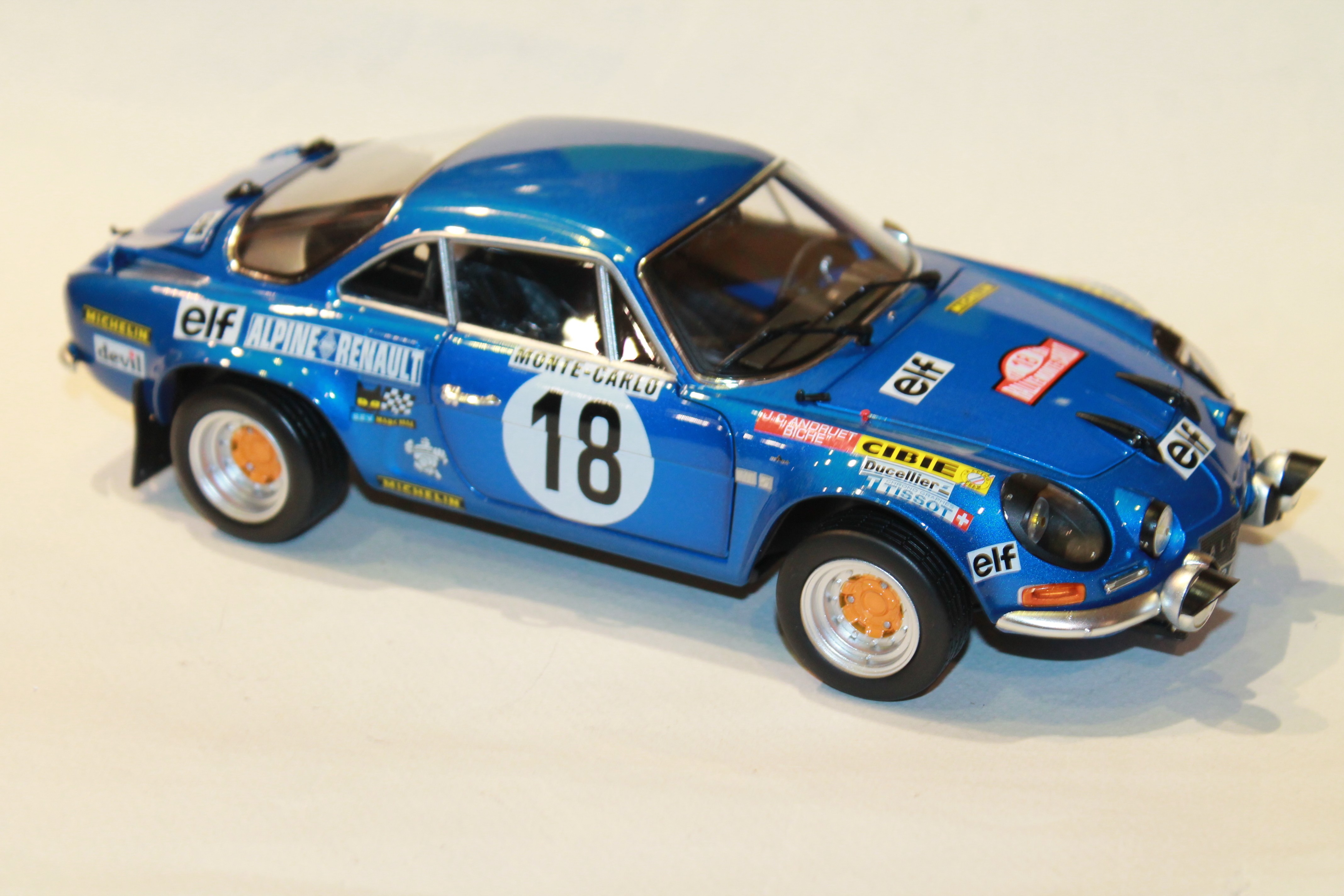 ALPINE A110 #18 MC 1973 KYOSHO 1/18°