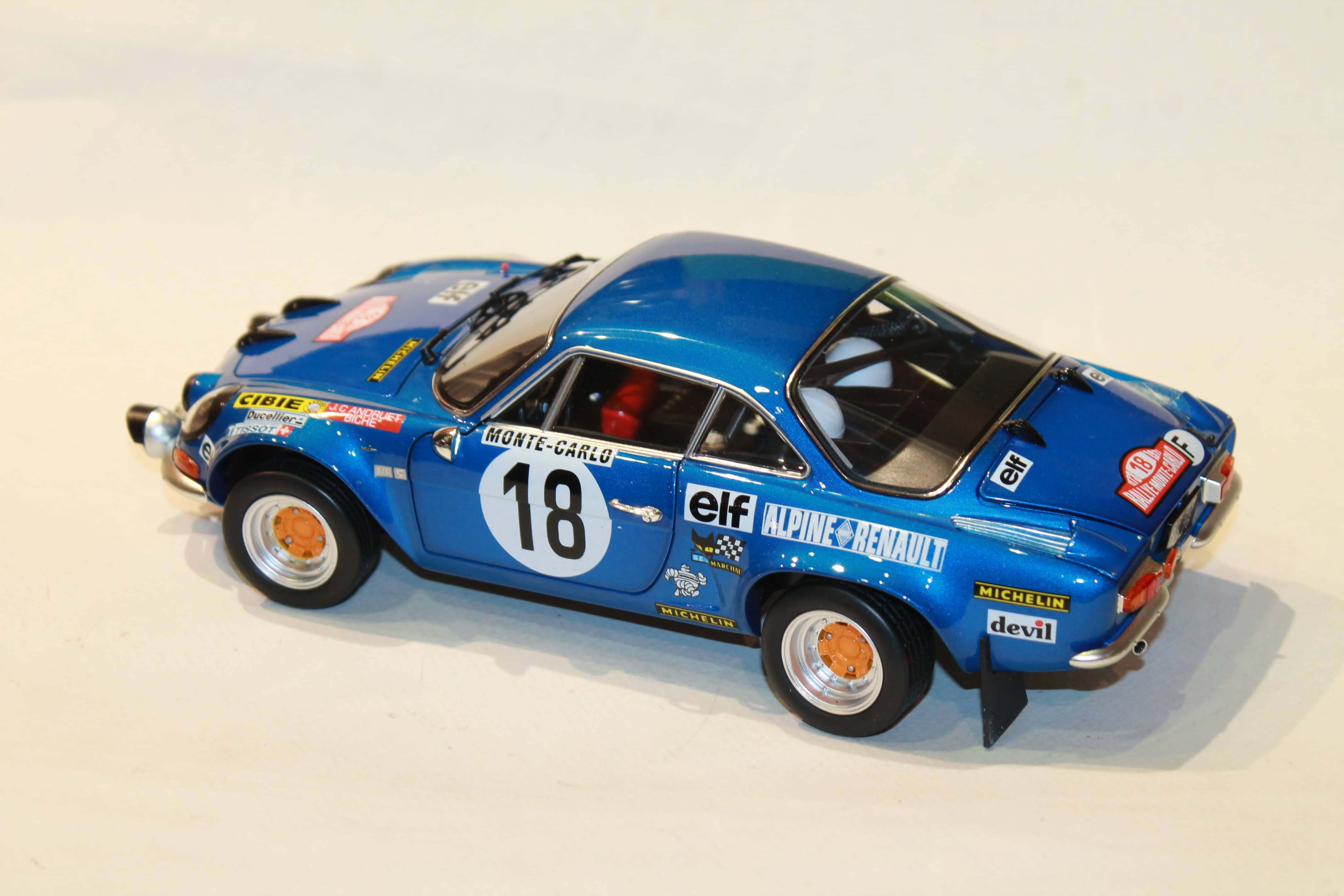 ALPINE A110 #18 MC 1973 KYOSHO 1/18°