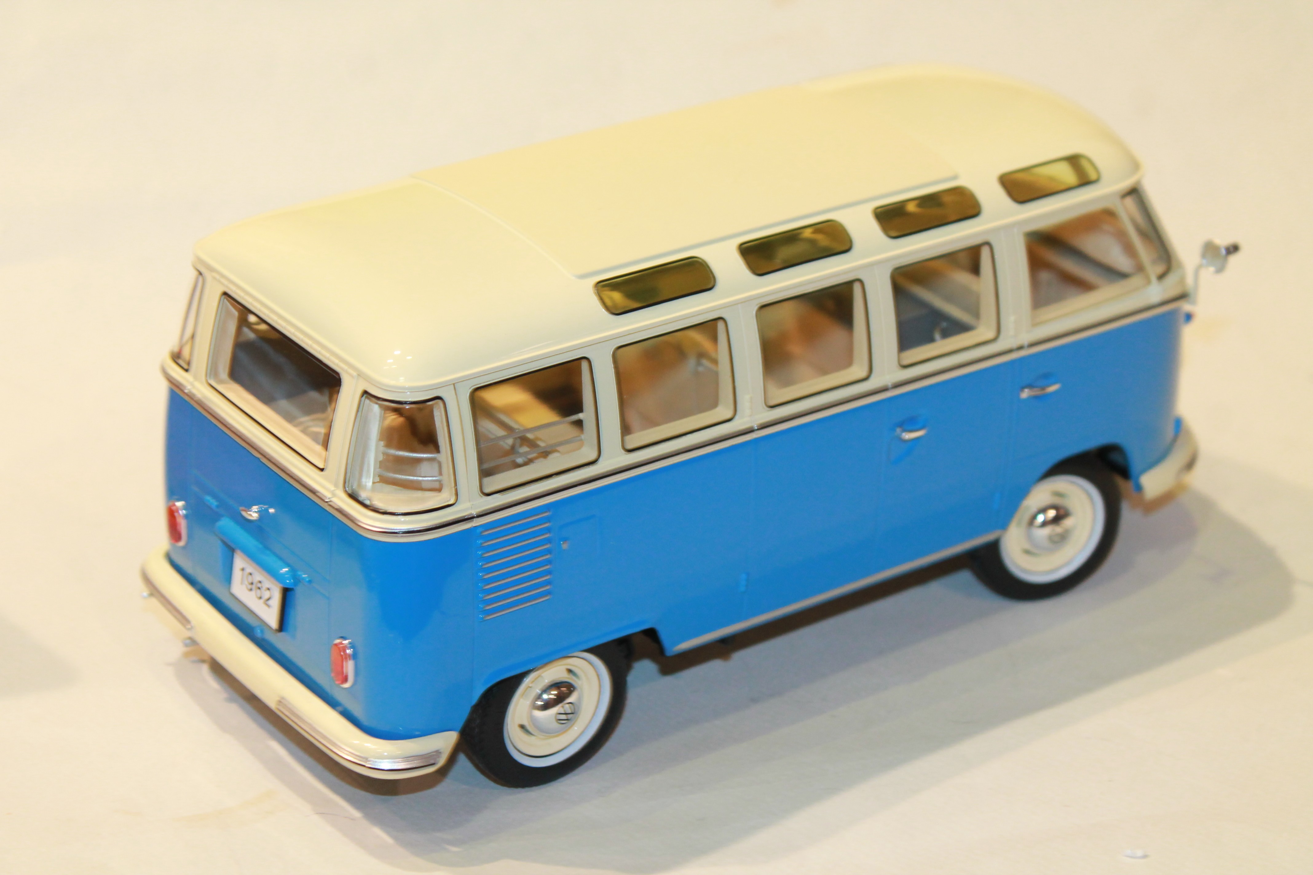 VW COMBI T1 MINIBUS BLEU 1961 KKSCALE 1/18°