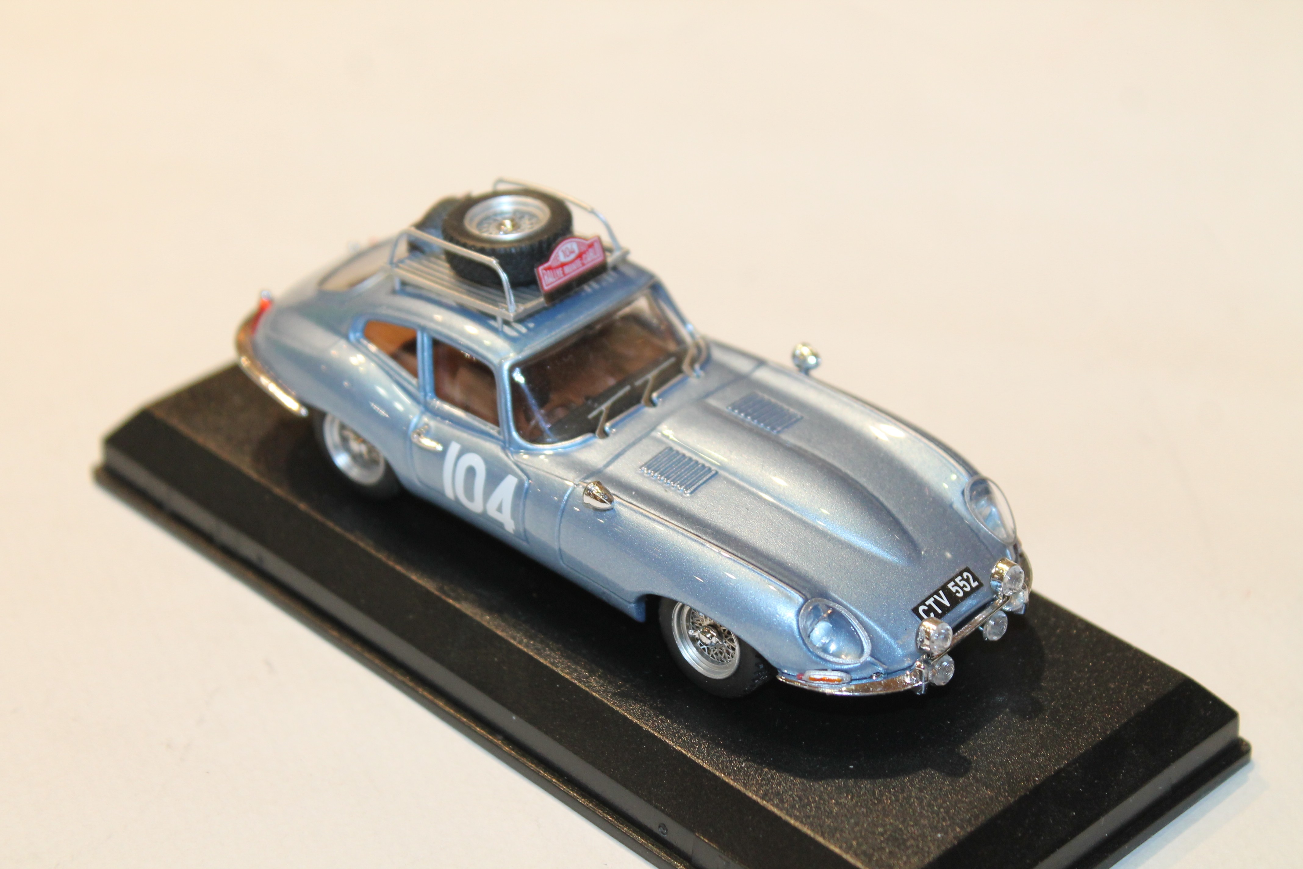 JAGUAR TYPE E COUPE MONTE CARLO 1965 BEST 1/43°