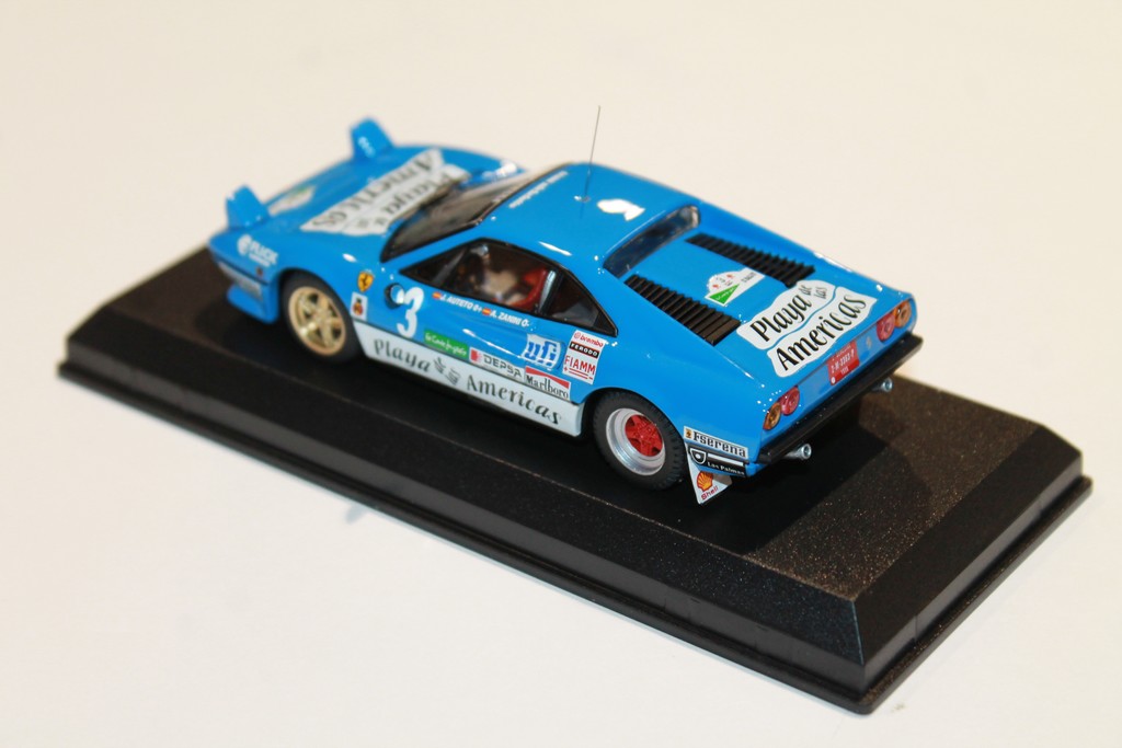 FERRARI 308 GTB RALLY EL CORTE INGLES 1985 BEST MODEL 1/43°