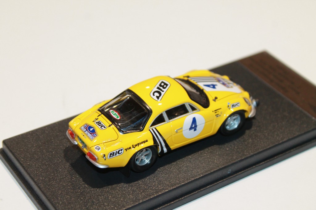 ALPINE A110 2ND ACROPOLIS RALLY 1976 TROFEU 1/43°