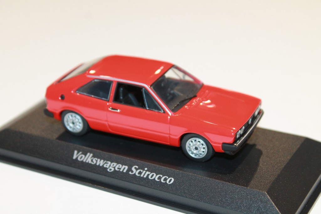 VW SCIROCCO ROUGE 1974 MAXICHAMPS 1/43°