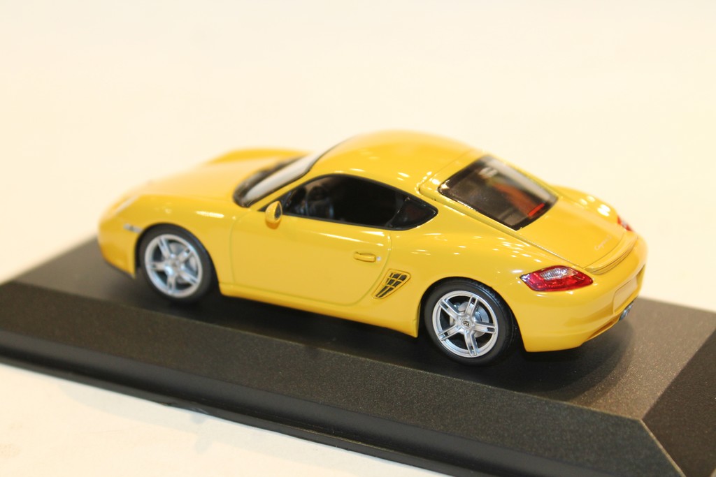 PORSCHE CAYMAN S JAUNE 2005 MAXICHAMPS 1/43°