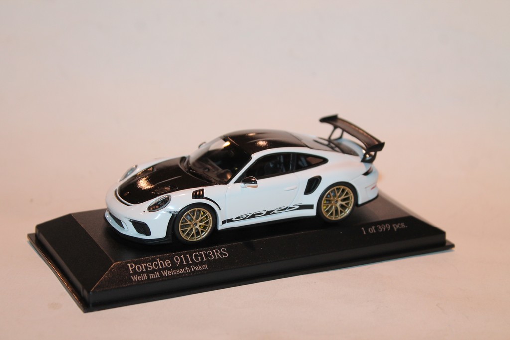 PORSCHE 911 (991.2) GT3RS WHITE 2018 MINICHAMPS 1/43°