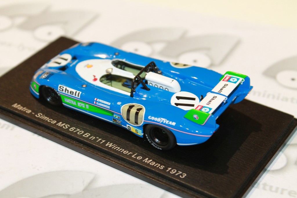 MATRA - SIMCA MS 670 B N°11 WINNER LM 1973 SPARK 1/43°