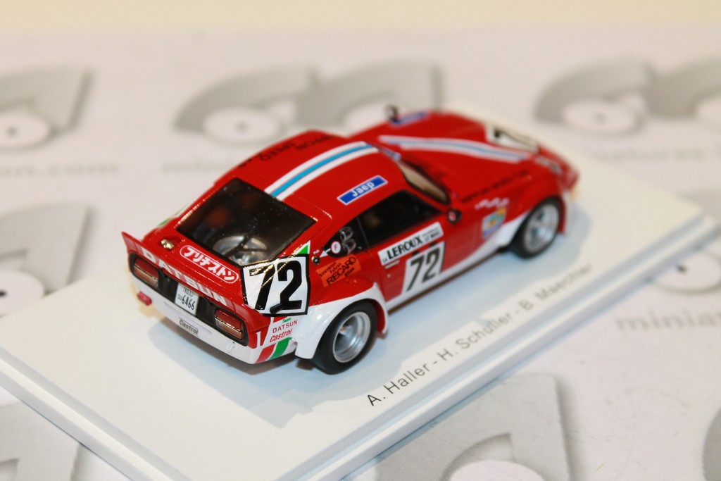 DATSUN 240 Z N°72 LE MANS 1975 SPARK 1/43°