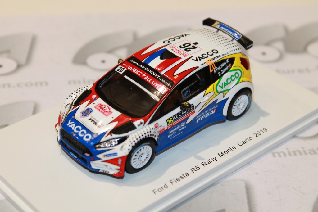 FORD FIESTA R5 N°26 RALLYE MC 2019 SPARK 1/43°