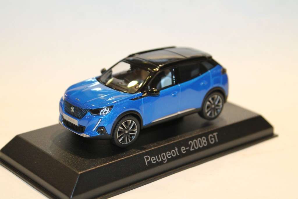 PEUGEOT E-2008 GT BLEU 2020 NOREV 1/43°