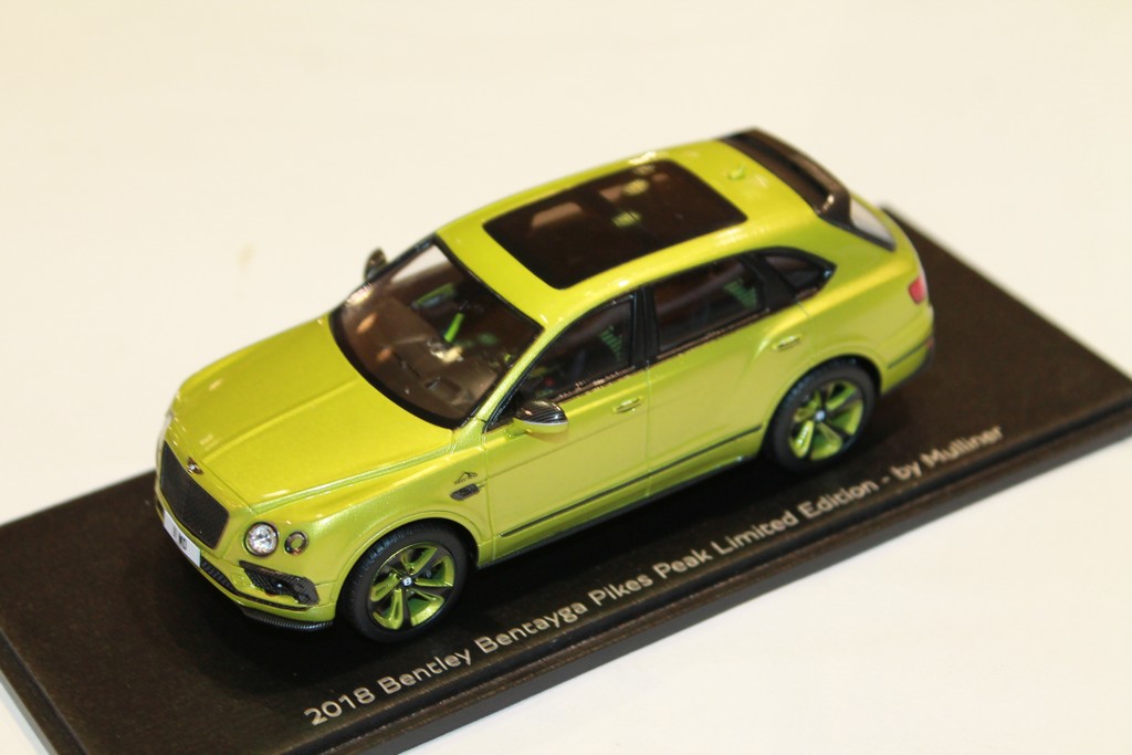 BENTLEY BENTAYGA PIKES PEAK EDITION 2018 SPARK 1/43°