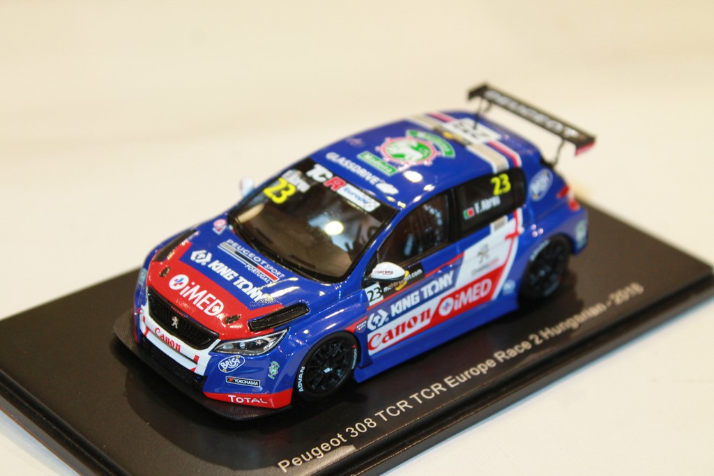 PEUGEOT 308 TCR EUROPE RACE 2 HUNGARIAN 2018 SPARK 1/43°