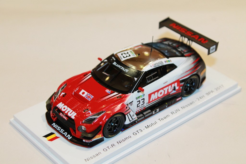 NISSAN GT-R NISMO GT3 24H SPA 2017 SPARK 1/43°