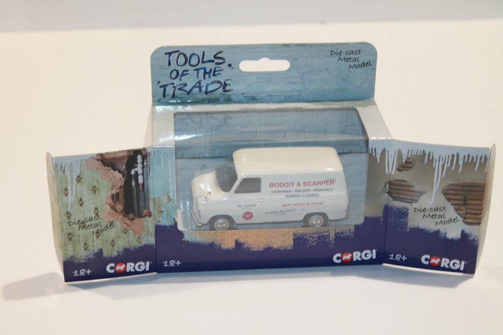 FORD TRANSIT MK1 TOOLS OF THE TRADE BODGIT AND SCARPER CORGI 1/43°