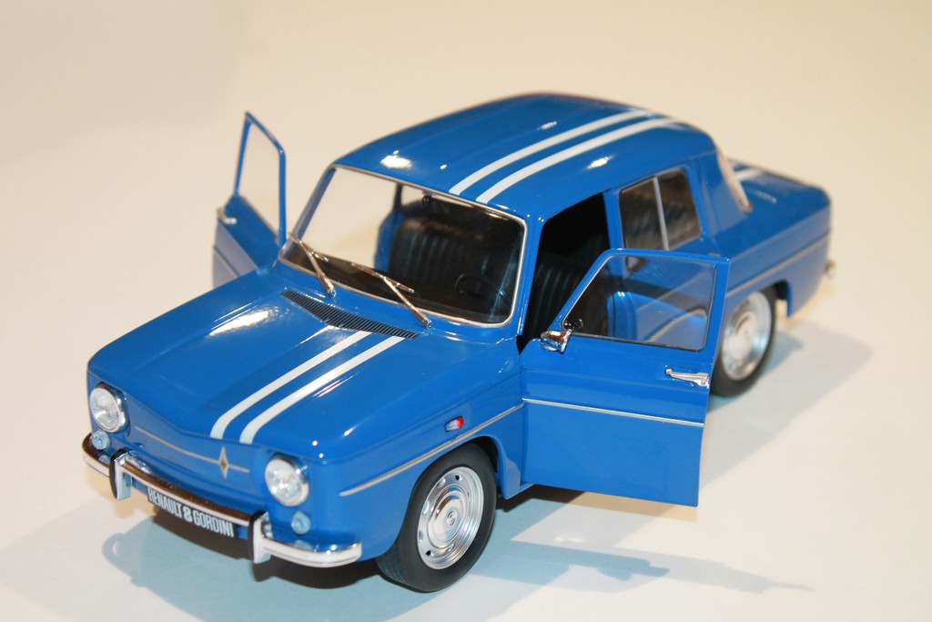 RENAULT 8 GORDINI 1100 BLEU 1967 SOLIDO 1/18°